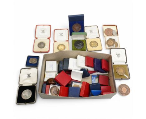 Collection of approx seventy R.H.S., Daffodil Society and other horticultural medals awarded to D & J.W. Blanchard, mostly bo