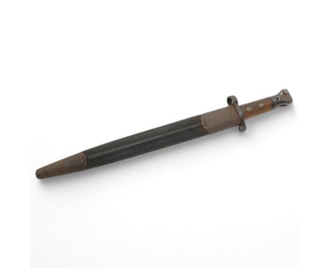 British 1888 pattern bayonet by Wilkinson London with VR cipher and (18)99 with scabbard 
