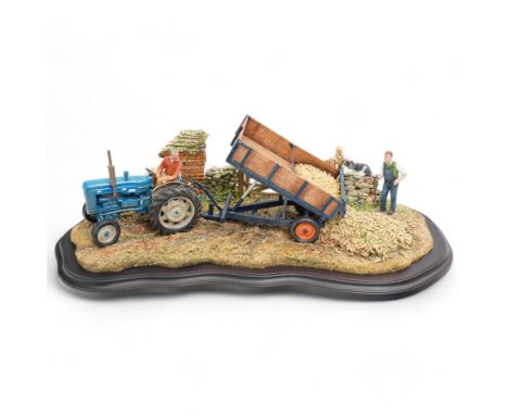 Country Artists 'Harvesting the Beet' large figural group, by Keith Sherwin, model no. 01673 W63cm