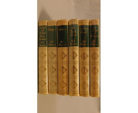 Various works of R. L. Stevenson in 6 volumes. 16x11cm 