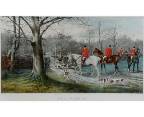 AFTER CECIL BOULT 'Throwing In'; 'A View Halloo, Gone Away'; and 'The Last Honours of the Chase'; a set of three hunting prin