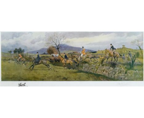 AFTER FRANK ALGERNON STEWART The Tipperary, away from Tullemaine Gorse Colour print, signed in pencil on the mount, 24.5cm x 