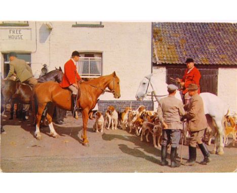 POSTCARDS an album of twenty four assorted hunting related postcards