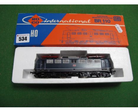 Roco #4135A DB. BR110 Bo-Bo Electric Locomotive, HO Scale. Boxed.