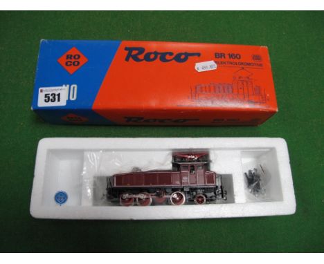 Roco #4129A DB. BR160 0-6-2 Electric Locomotive, HO Scale. Boxed. 