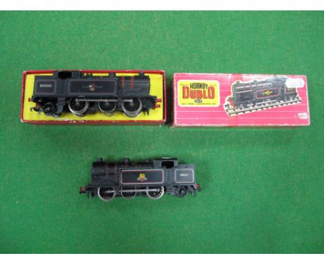 Two Hornby Dublo Two Rail N2 0-6-2 Tanks, both British Rail, no 2217, boxed and R/no 69567, unboxed, both playworn.