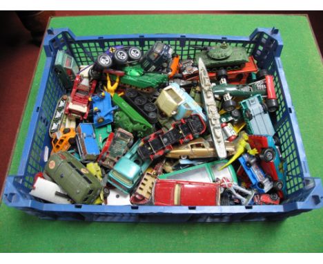 A Quantity of Original Diecast Toys, by Corgi, Matchbox, Budgie and others. All playworn.