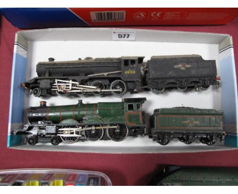 A Hornby Dublo 3-Rail Class 8F 2-8-0 Locomotive With Six Wheeled tender (Pick Up), R/no 48158, BR Black, Hornby Dublo 2-rail 