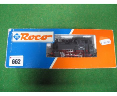 Roco #43208 DB. BR80 0-6-0 Steam Tank Locomotive, HO Scale. Boxed. 