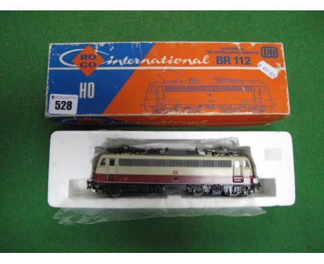 Roco #4138 DB. BR112 Bo-Bo Electric Locomotive, HO Scale. Boxed. 