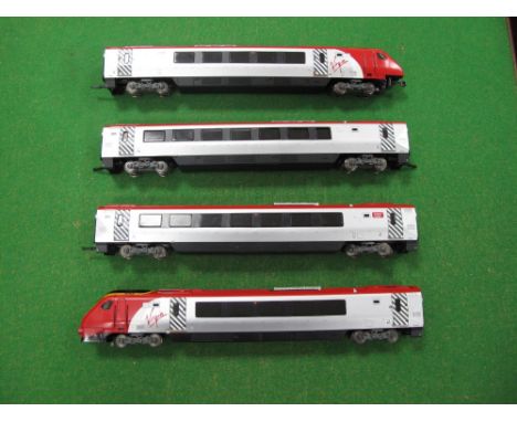 A Bachmann Branch Line "00" Gauge #32-601 Class 220 "Virgin Voyager", four car demu "Grampion Voyager" (non-tilt), broken cou