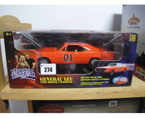 Joy Ride 1/18th Scale Diecast "Dukes of Hazzard" Dodge Charger:- Boxed