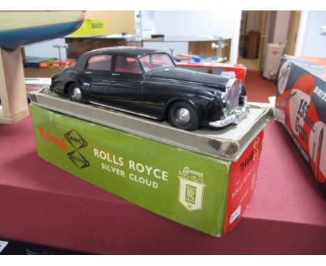 Triang Minic 1/20th Scale Die Cast Rolls-Royce Silver Cloud,  with some damage, boxed. Near to box.