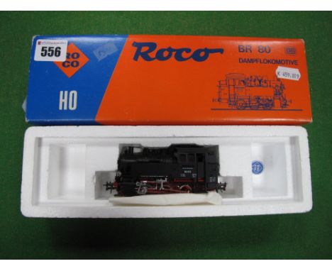Roco #4114A DB BR80 0-6-0 Tank Locomotive, HO Scale. Boxed. 