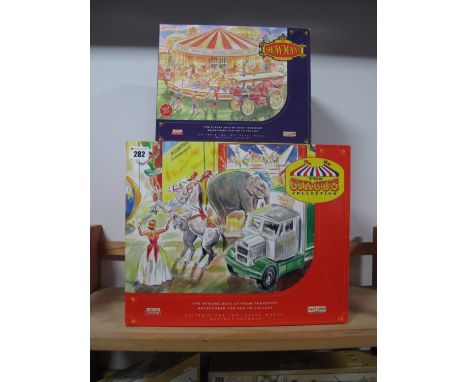 Lledo Days Gone 1:76th Scale "OO Railways" #BS1002 AEC Mammoth Generator and Big Top - Billy Smarts Circus, certified 4208 of