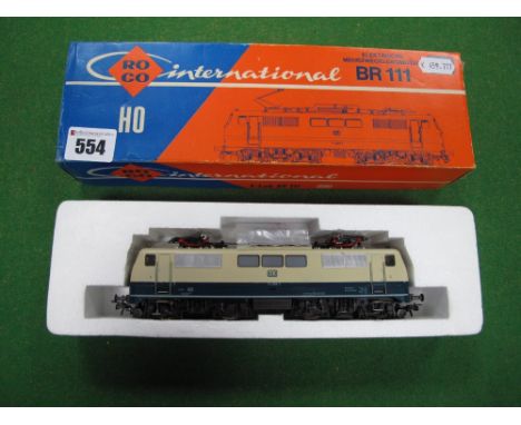 A Boxed Roco "HO" Gauge #4133 Outline German Type BRIII Electric Locomotive 'Elektrische Mehrzwecklokomotive", DB, R/No. 111 
