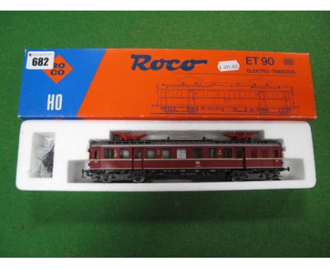 Roco #4185A DB. ET90 Electric Railcar, HO Scale. Boxed. 