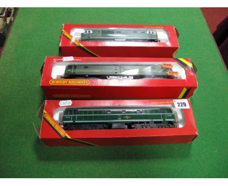 Three Boxed Hornby "00" Gauge Outline Diesel - Electric locomotives,  comprising of B.R Class 47, Co-Co Diesel Electric, R/No