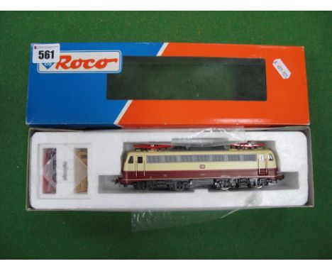Roco #43448 DB. BR114 Bo-Bo Electric Locomotive, HO Scale. Boxed.