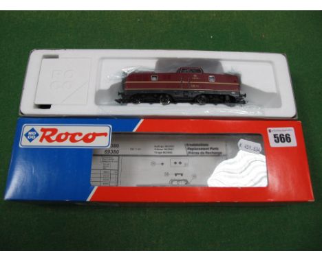 Roco #63380 DB. V80 Bo-Bo Diesel Locomotive, HO Scale. Boxed. 