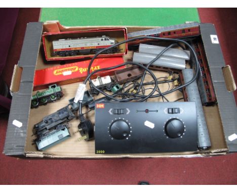 An Assortment of "00" Railway items, including Bachmann 572 0-6-0 tank locomotive, and vintage Triang items #R55 B-B diesel l