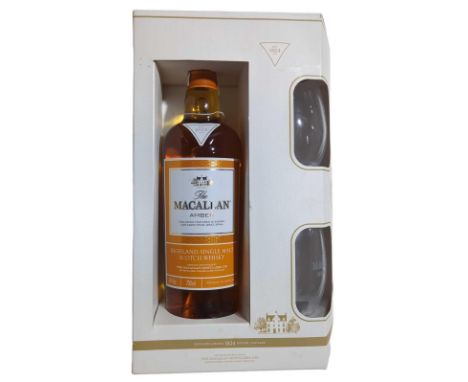 The Macallan Amber limited edition Highland single malt scotch whiskey, in presentation case