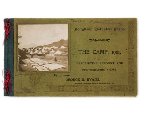 Hong Kong.- Evans (George H.) Hongkong Volunteer Corps. The Camp, 1901, 14 vintage photographic prints, numbered on mount in 