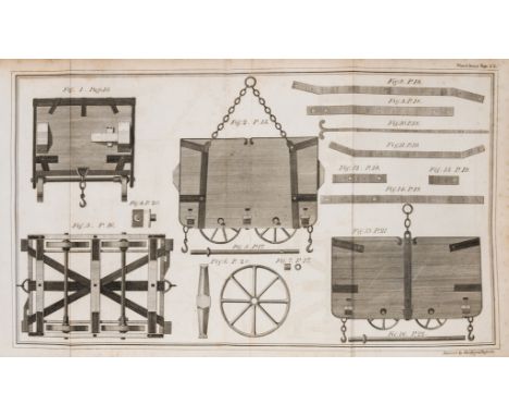 Curr (John) The Coal Viewer, and Engine Builder's Practical Companion, first edition, 5 folding engraved plates, tables, book