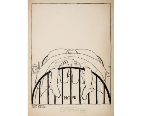 Robinson (William Heath) Four "Rough Sketches" for published designs, including "Hope", "Lunch time in the country", "The Cra