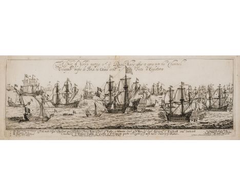 Royal wedding.- Stoop (Dirk, circa 1610-1686) Six festival prints illustrating Catherine of Braganza's voyage from Portugal t