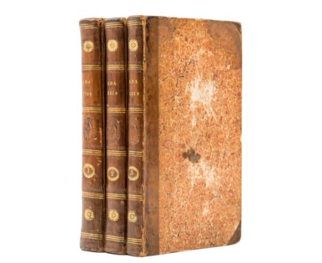 [Lamb (Lady Caroline)] Ada Reis, a Tale, 3 vol., first edition, lacking half-titles, occasional foxing or browning, staining 