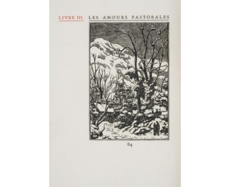 Ashendene Press.- Longus. Les Amours Pastorales de Daphnis et Chloe, translated by J.Amyot, edited by Paul-Louis Courier, one