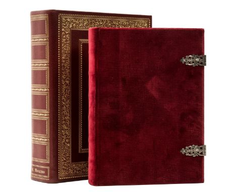 Manuscript Facsimile.- Hours of Henry VIII, one of 987 copies, facsimile of MS H.8. in Morgan Library &amp; Museum in New Yor
