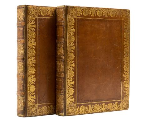 Malcolm (Col. Sir John) The History of Persia, 2 vol., first edition, half-titles, folding engraved map and 22 plates, some l