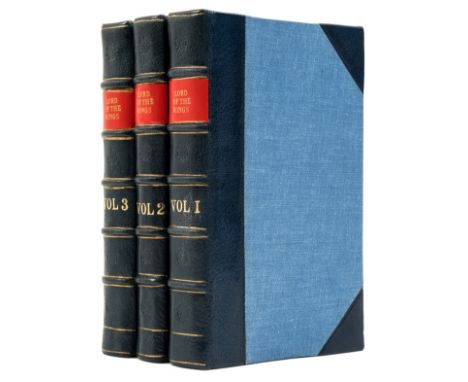 Tolkien (J.R.R.) The Lord of the Rings, 3 vol., comprising The Fellowship of the Ring, fourth impression, 1955; The Two Tower