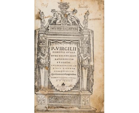 Vergilius Maro (Publius) Opera, collation: *10, a-e8, f-g6, h-r8, s-t6, v4, x10, y-z8, &amp;8, Ɔ8, aa-zz8, aaa-uuu8, xxx6, yy