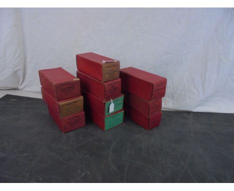 10 Boxed Hornby O gauge items of rolling stock to include 42151 Flat Truck x 2, 42145 Flat Truck, 42153 No 50 Low Sided Wagon