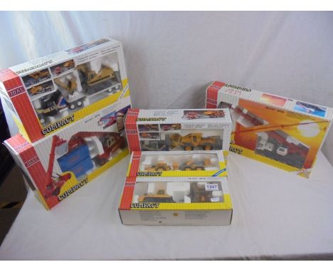 Six boxed Joal Compact construction diecast models to include 168 PPM 530 ATT, 169 PPM Super Stacker, 320 Heavy Duty Transpor