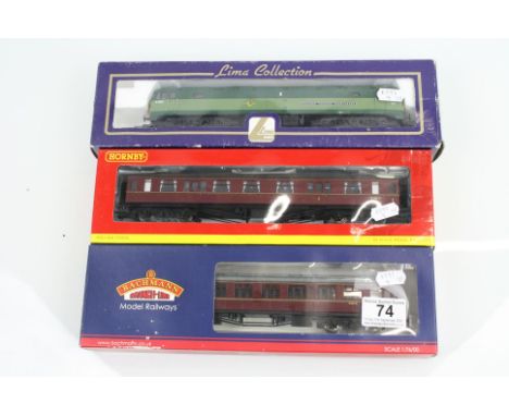 Boxed Lima OO gauge Class 47 George Jackson Churchward D1664  locomotive plus 2 x boxed OO gauge items of rolling stock Bachm