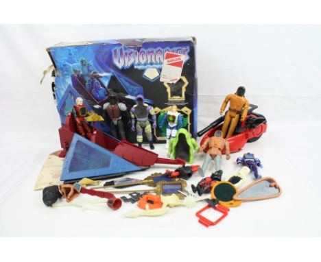 Visionaries - Eight original Hasbro Visionaries Knights of the Magical Light figures, with accessories plus a boxed Sky Claw 