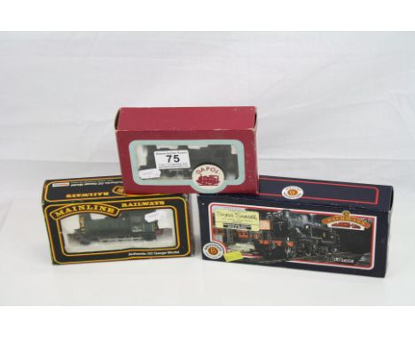 Three boxed OO gauge locomotives to include Bachmann 31451 Ivatt 2-6-2 Tank 41241 BR lined black, Mainline 37037 Class 03 0-6