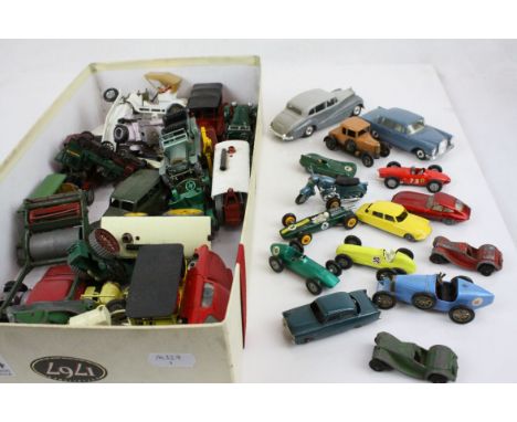 Collection of vintage Dinky, Matchbox and Corgi diecast models in a good play worn condition 