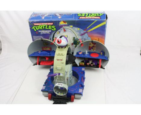 Teenage Mutant Ninja Turtles - Boxed Playmates TMNT Technodrome play set, appearing near complete, with instructions, item in