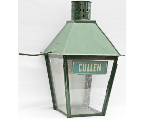 Great North of Scotland Platform Lamp CULLEN. The station was opened between Portknockie and Tochieneal on the old Aberdeen t