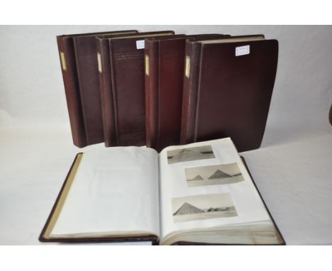 Five photograph albums, 1940's and 1950's, covering Egypt, Eritrea, Ethiopia &amp; Somalia, Libya and Sudan. Egypt albums inc
