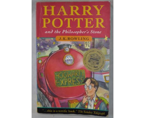 *Harry Potter - Harry Potter and the Philosopher's Stone paper back book 1997 edition, ISBN 0 7475 3274 5, 1098 with PRINTED 