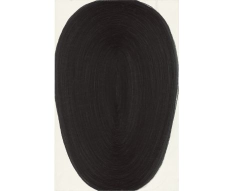 Birkás, Ákos -- KopfGraphit auf Velin. 1994.46 x 30 cm.Verso unten rechts mit Bleistift signiert "Ákos Birkás" und datiert.Im
