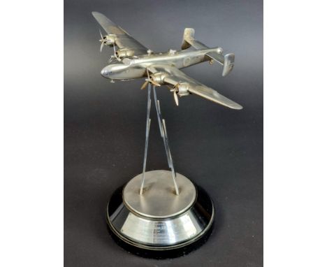 An historically important silver RAF Handley Page Halifax heavy bomber,&nbsp;by The Goldsmiths &amp; Silversmiths Co Ltd, Lon