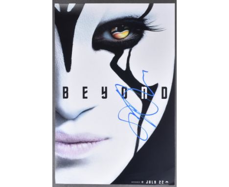 Star Trek Beyond (2016) - Sophia Boutella - autographed 12x8" colour promotional photograph from the movie. Signed in blue in