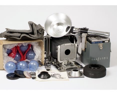 Ex- RAF MPP Technical Camera Outfit with MPP 'Star Wars' Microflash Unit. To include camera body (only) (condition 5F) with l